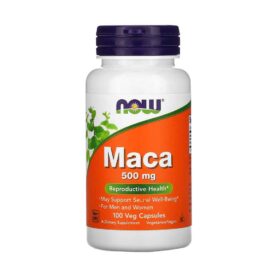 NOW Foods Maca 500 mg – 100 capsules végétales