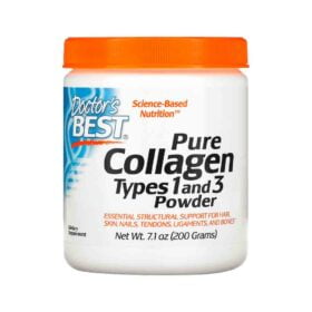 Doctor's Best, Collagène pur, Poudre de types 1 et 3, 200 g