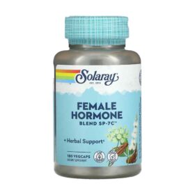 Solaray, Mélange d'hormones féminines SP-7C, 180 capsules végétariennes