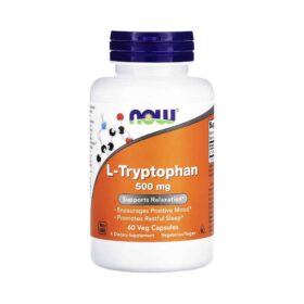 NOW Foods L-Tryptophane 500 mg – 60 capsules végétales