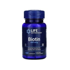 Life Extension, Biotine, 600 µg, 100 capsules