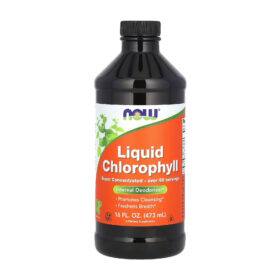 NOW Foods Chlorophylle liquide menthe – 473 ml