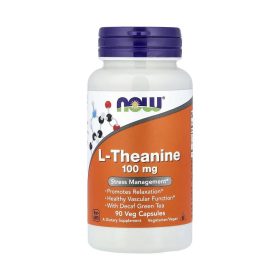 NOW Foods L-Théanine 100 mg – 90 gélules végétales
