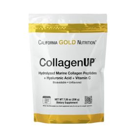 CollagenUP – Collagène Marin Hydrolysé avec Acide Hyaluronique et Vitamine C (206 g), California Gold Nutrition