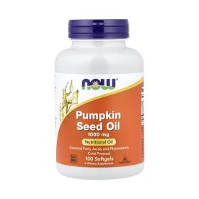 NOW Foods Huile de graine de courge – 100 capsules