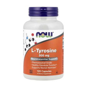 NOW Foods L-Tyrosine 500 mg – 120 capsules
