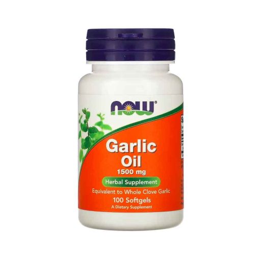 NOW Foods Huile d'ail 1500 mg – 100 softgels