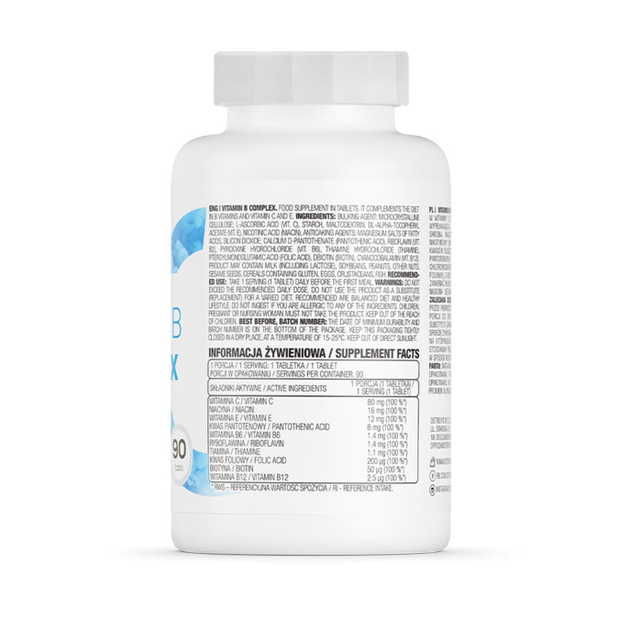 Complexe Vitamine B - 90 comprimés OSTROVIT – Image 2