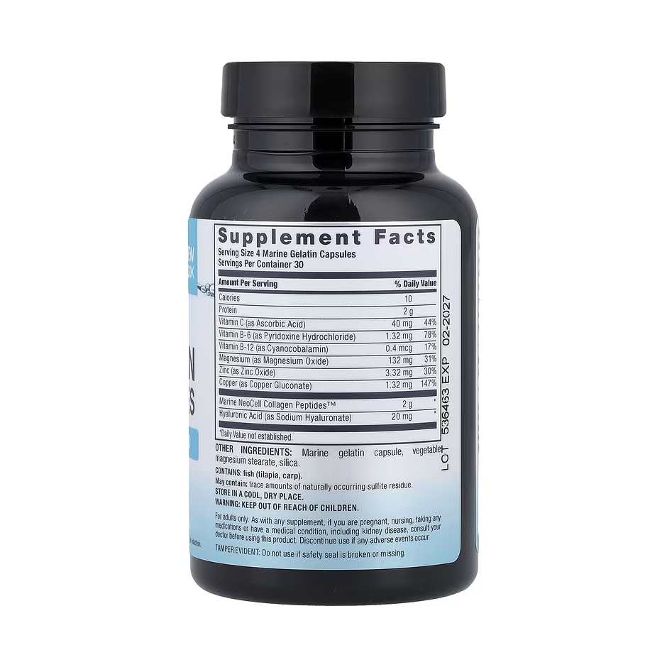 Collagène marin, 120 capsules , NeoCell – Image 2