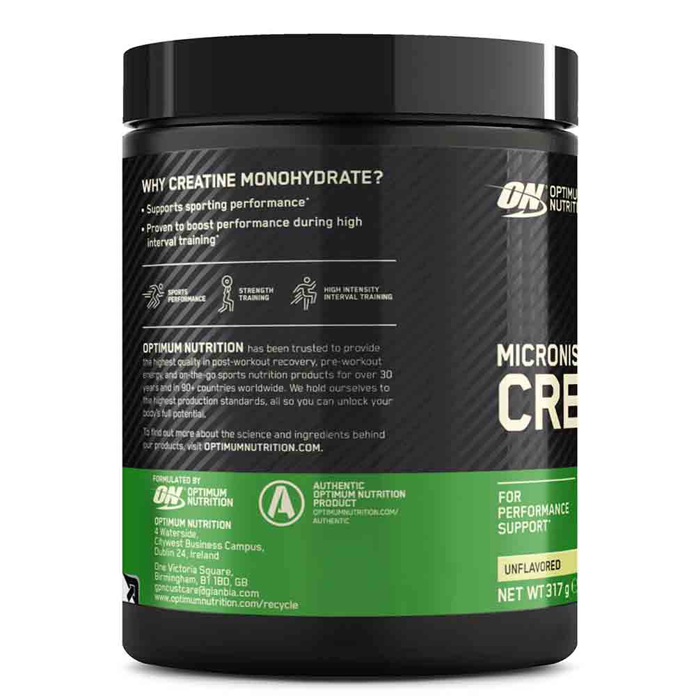 Optimum Nutrition, Poudre de créatine micronisée 317 g – Image 2
