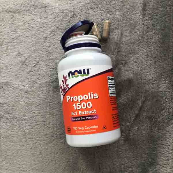 NOW Foods Propolis 1500 – 100 capsules végétales – Image 2