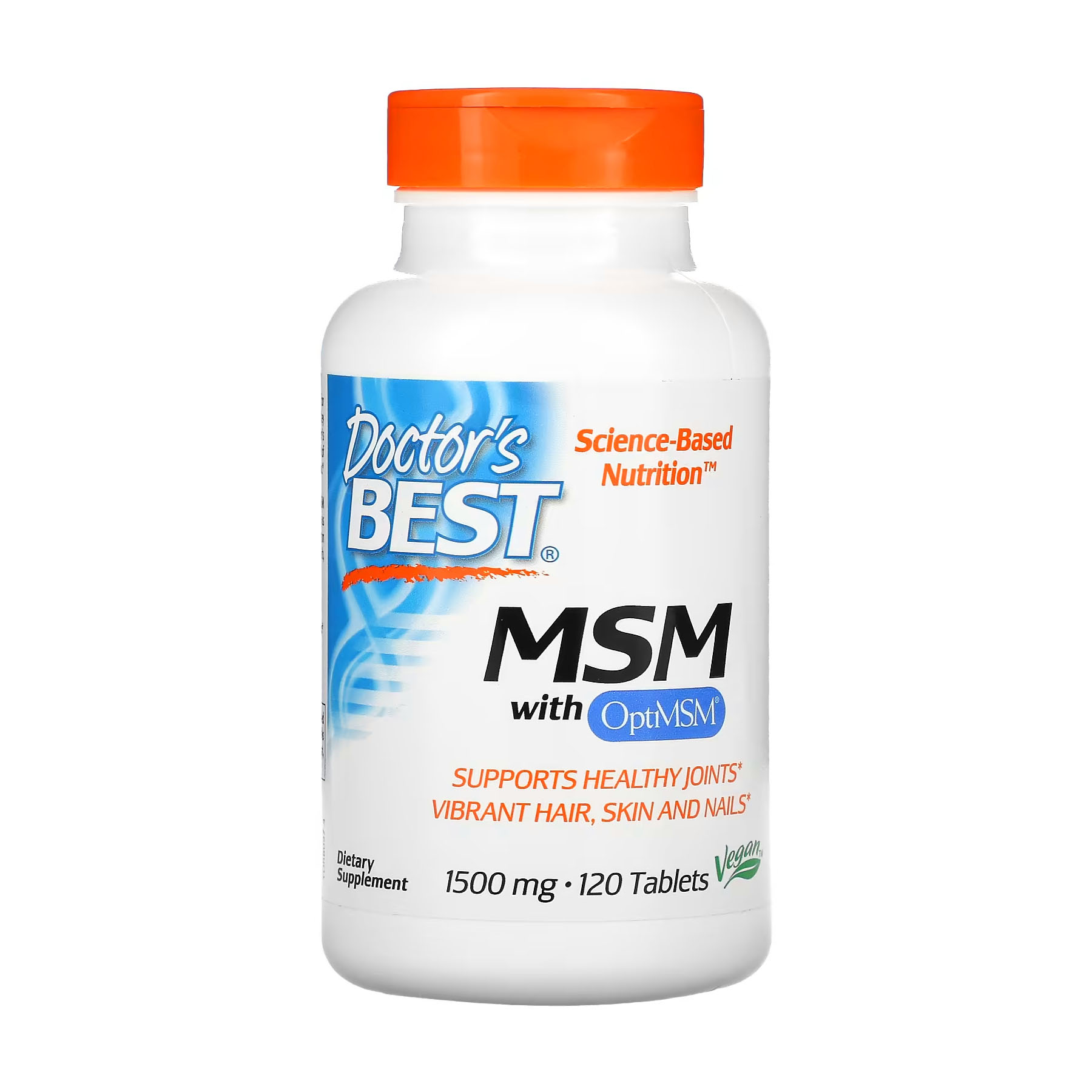 MSM avec OptiMSM, 1500 mg, 120 comprimés ,Doctor's Best
