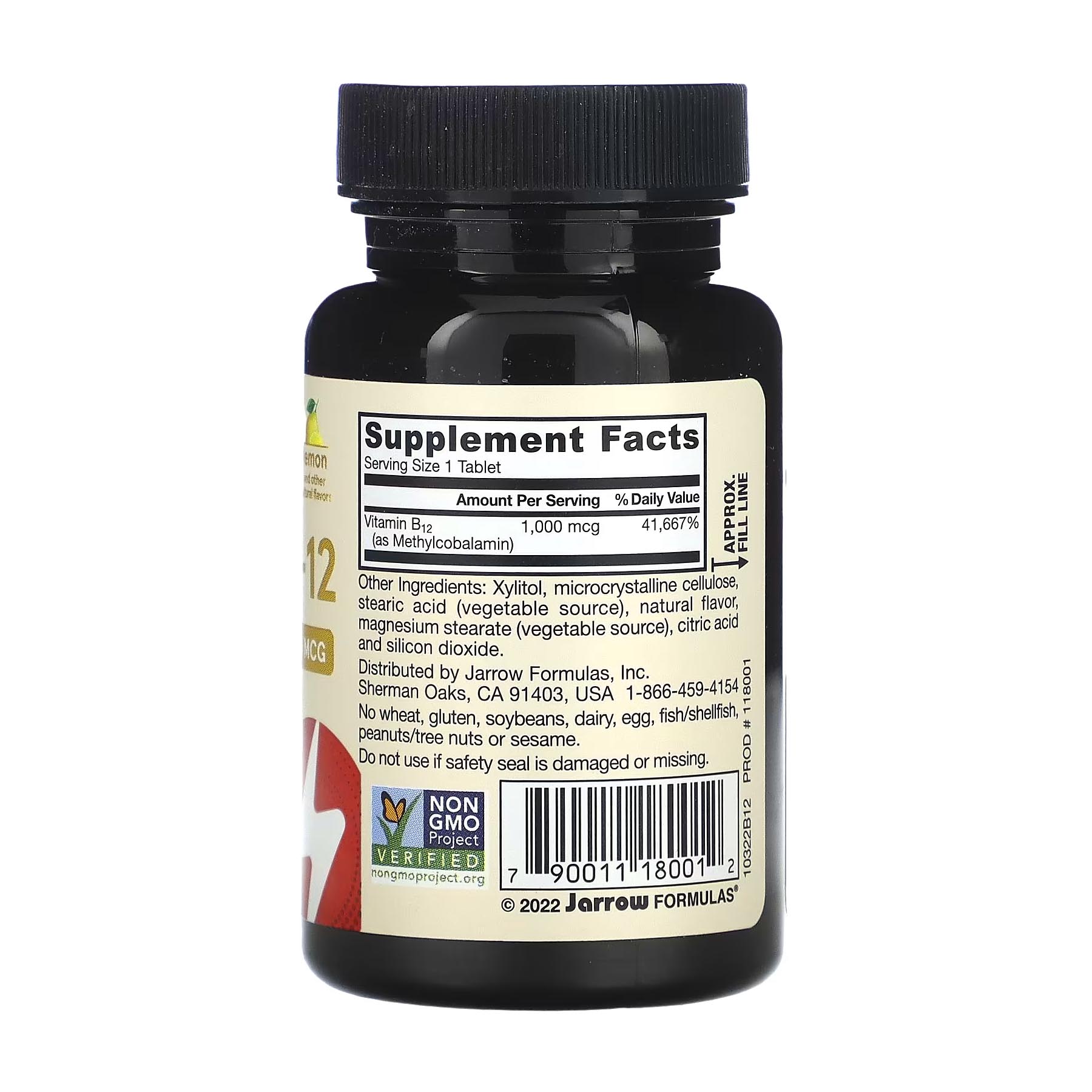 Méthyle B-12, 1000 µg, 100 pastilles à croquer ,Jarrow Formulas – Image 2