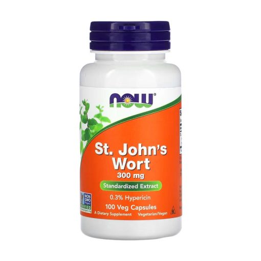 NOW Foods Millepertuis 300 mg – 100 capsules végétales