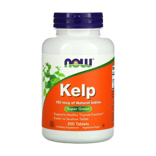 NOW Foods Varech (kelp) 150 µg – 200 comprimés
