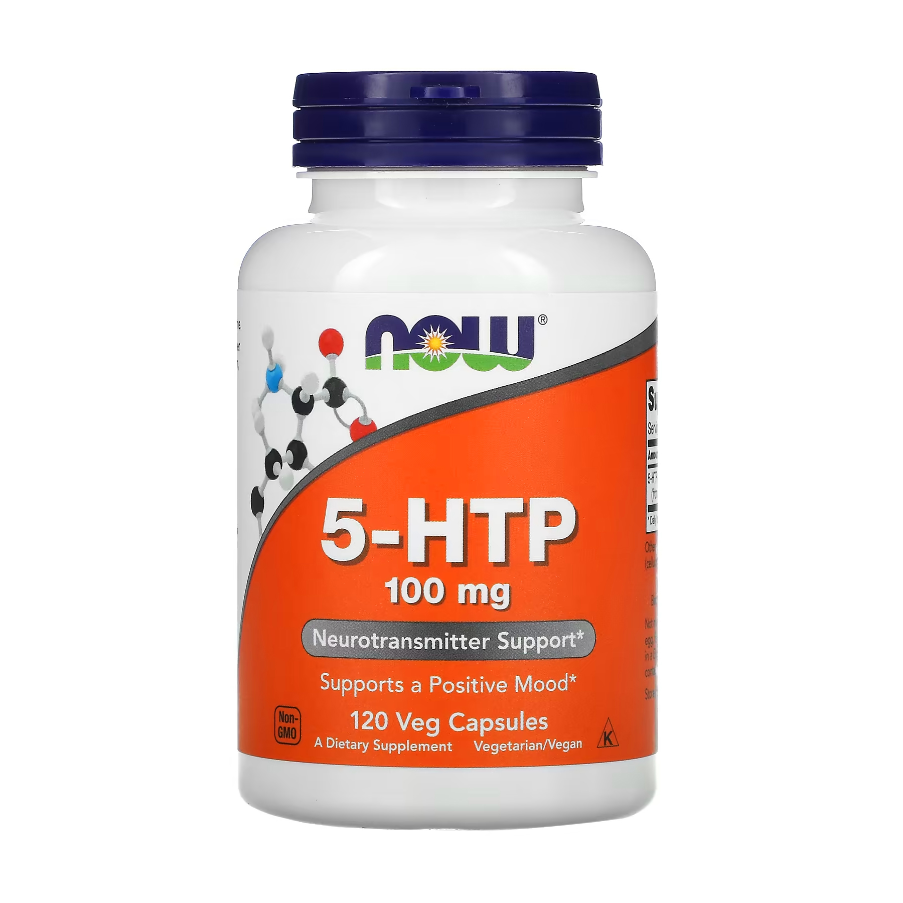 NOW Foods 5-HTP 100 mg – 120 capsules végétales