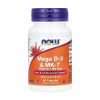 NOW Foods Mega D-3 + K2 MK-7 5000 UI / 180 µg – 60 softgels