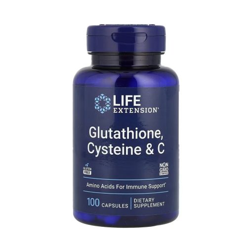 Life Extension, Glutathion, Cystéine & vitamine C, 100 capsules